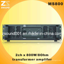 Amplificador de 800W con transformador potencia suministro Ms800